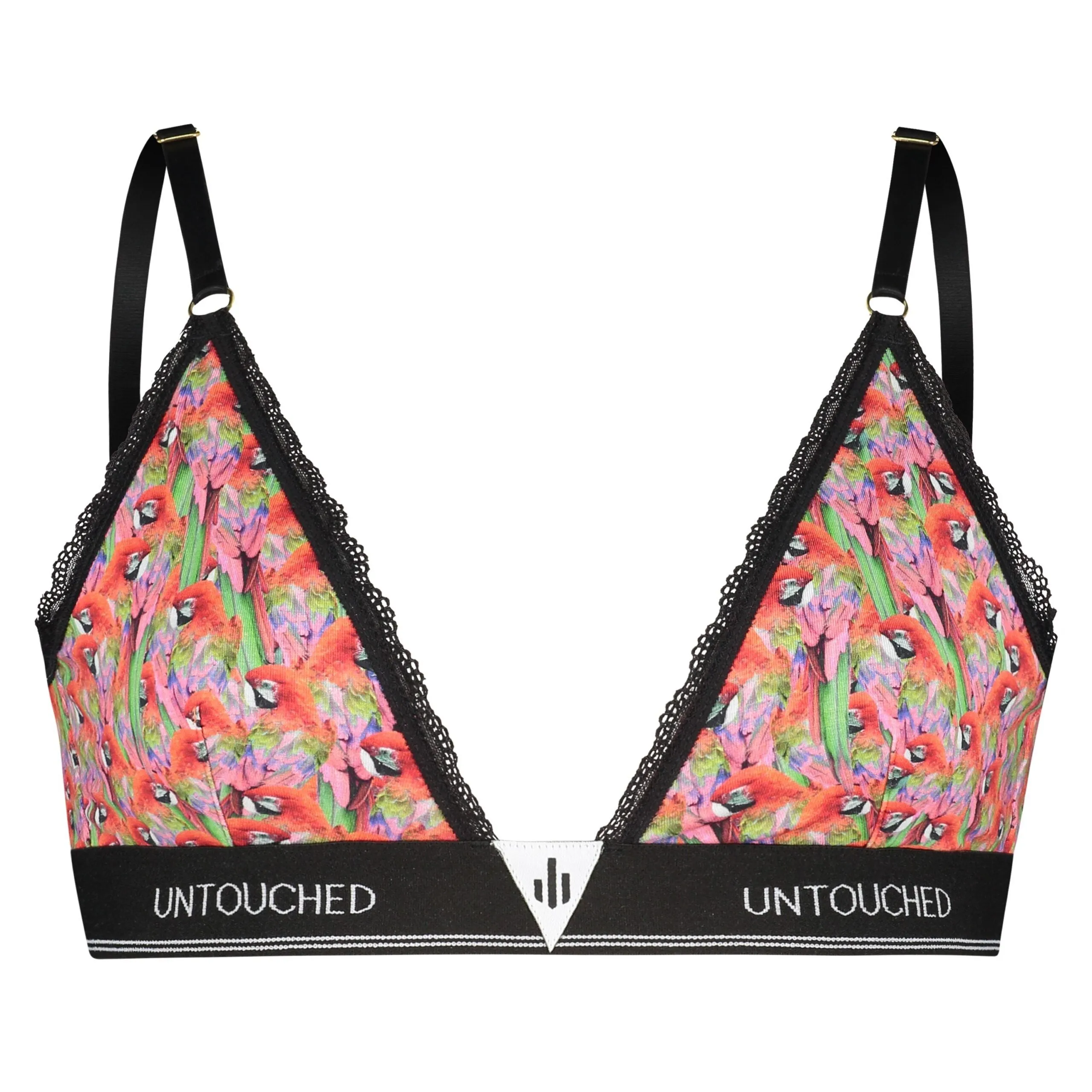 Precious Parrot Bralette Kant met padding Sample