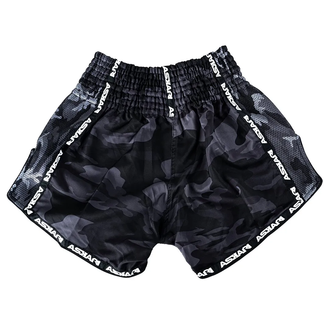 "BLACK DESERT" ASKARI MUAY THAI SHORTS