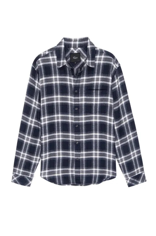 Rails Lennox Navy Button Down