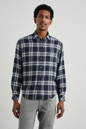 Rails Lennox Navy Button Down