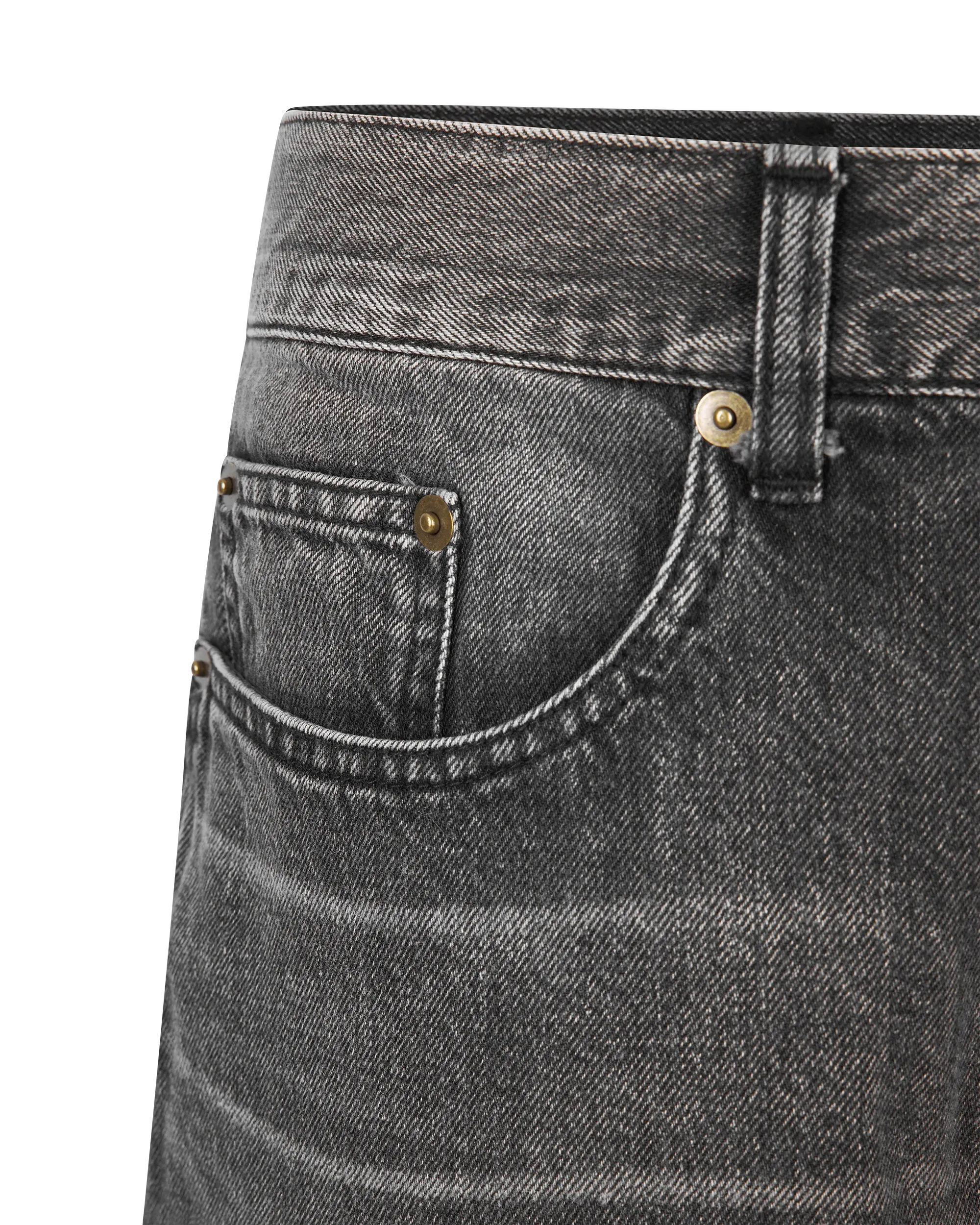 Raw Edge Denim Bermuda Short