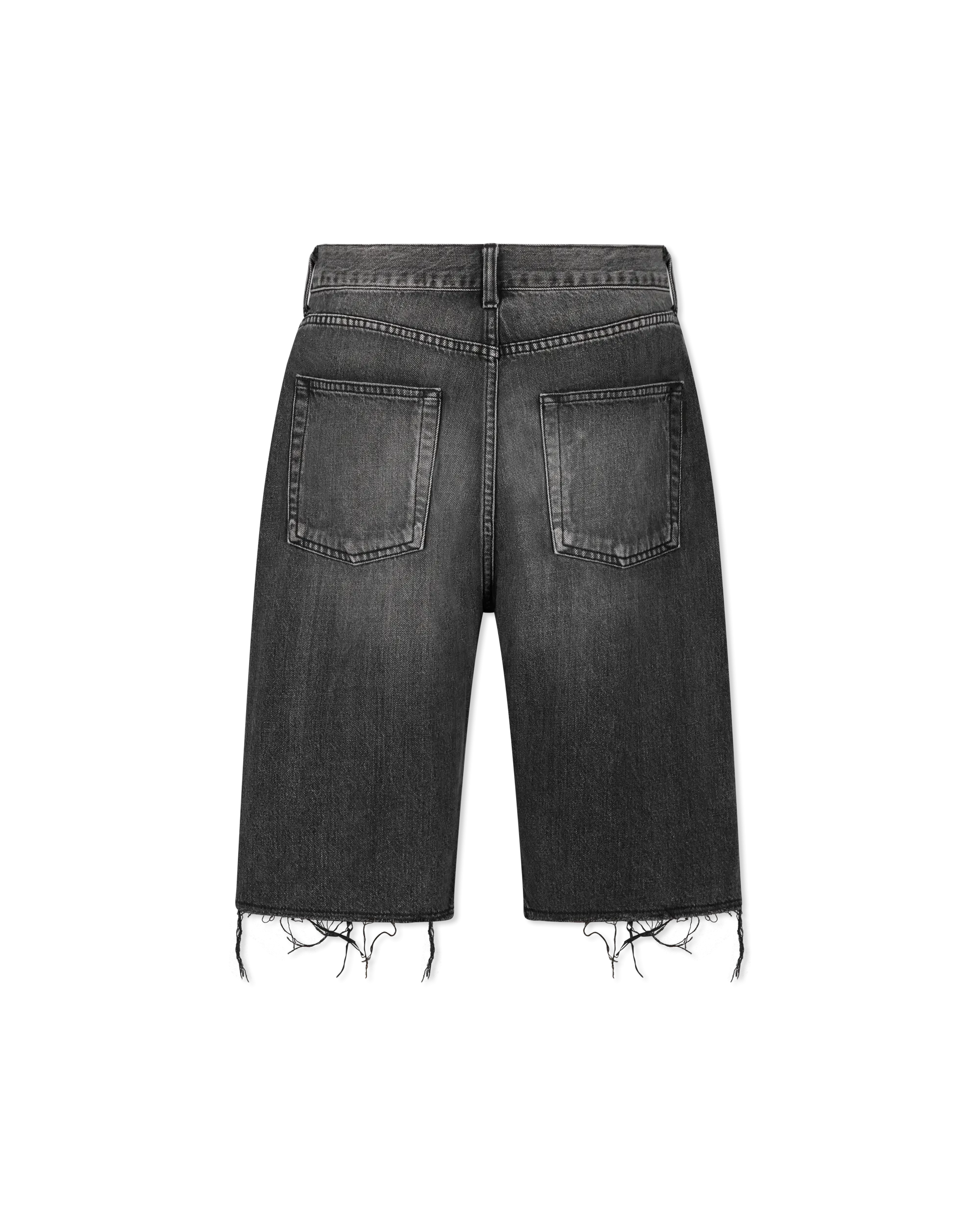 Raw Edge Denim Bermuda Short