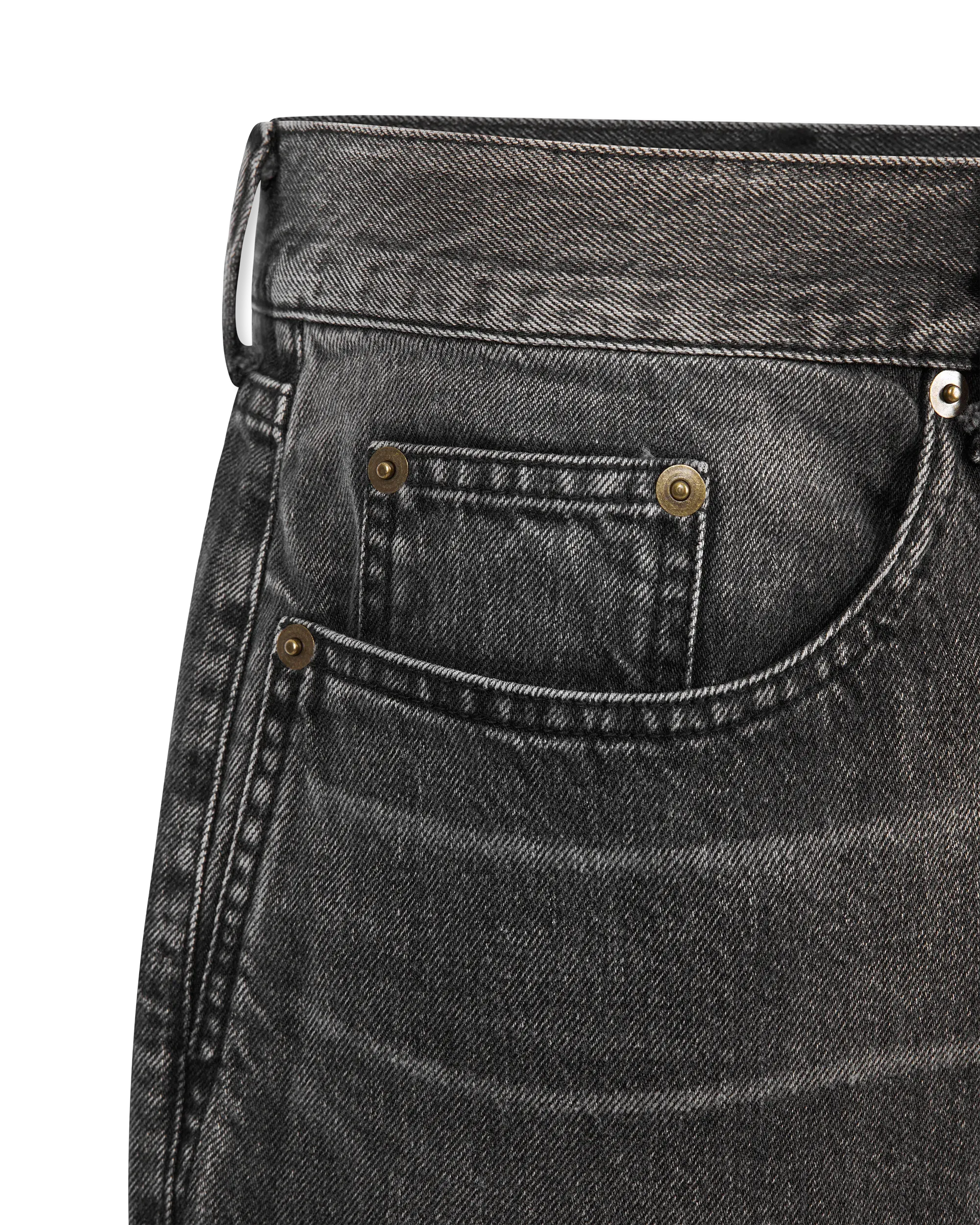 Raw Edge Denim Bermuda Short