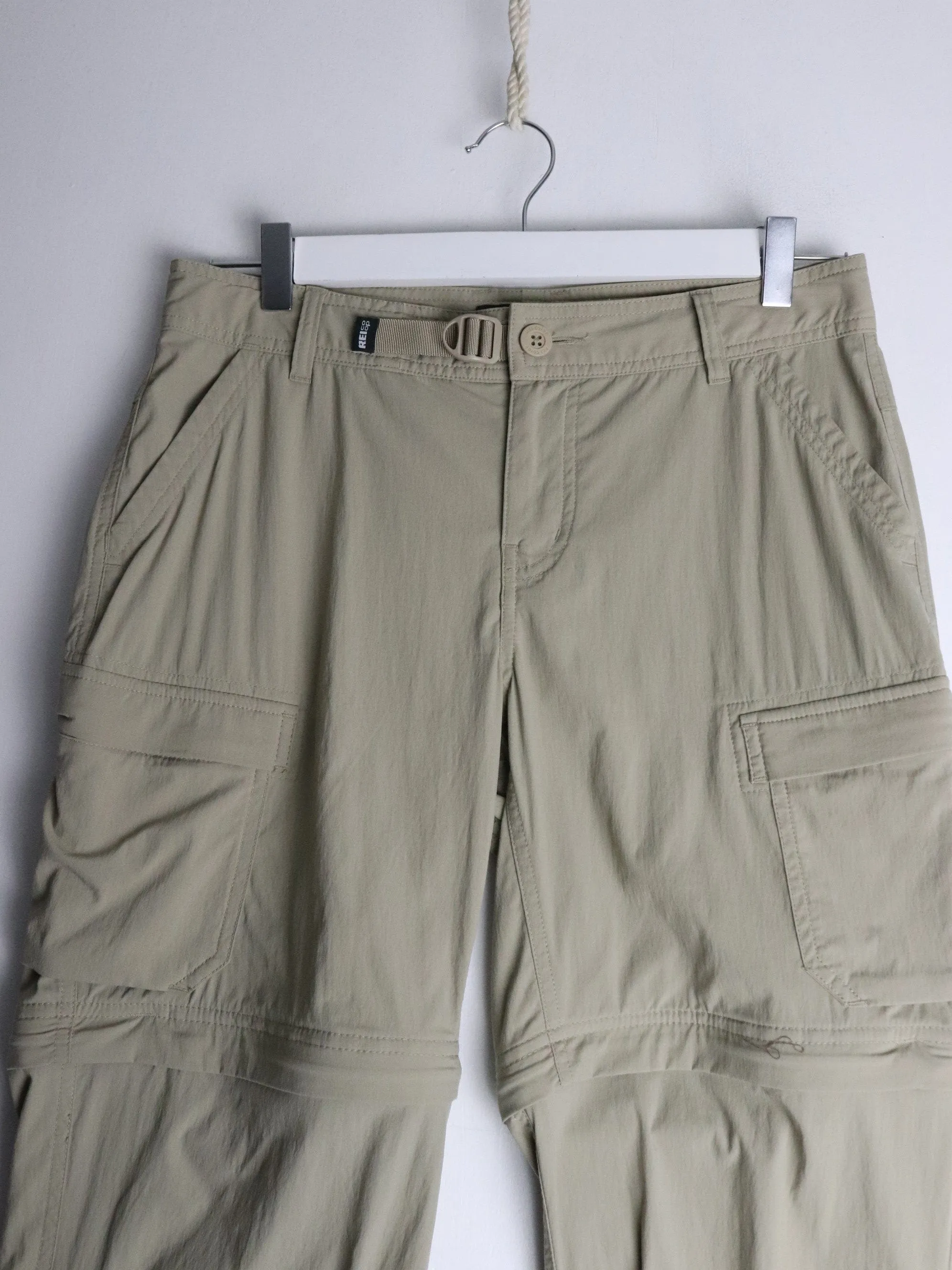 REI Pants Womens 6 Beige Hiking Convertible