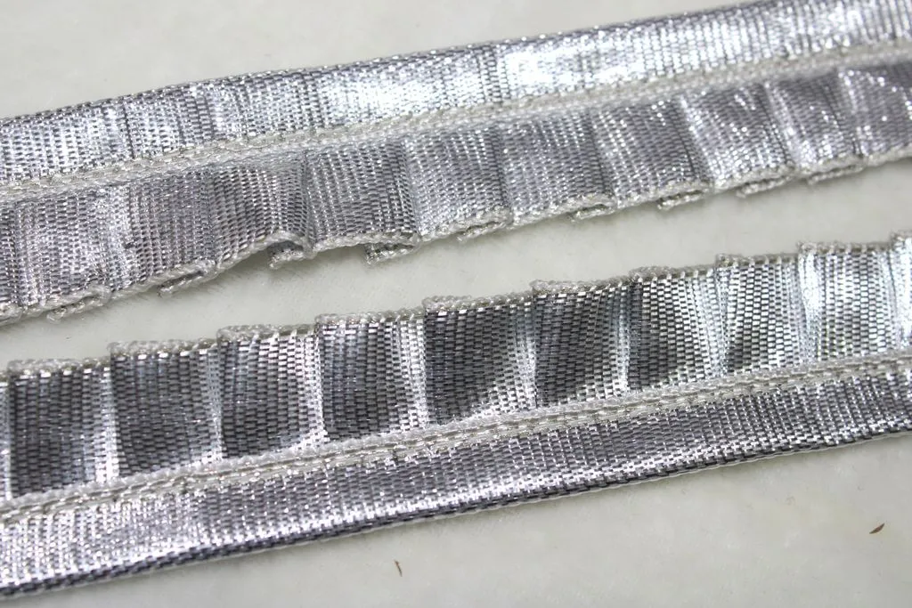 Silver Fancy Zari Trim