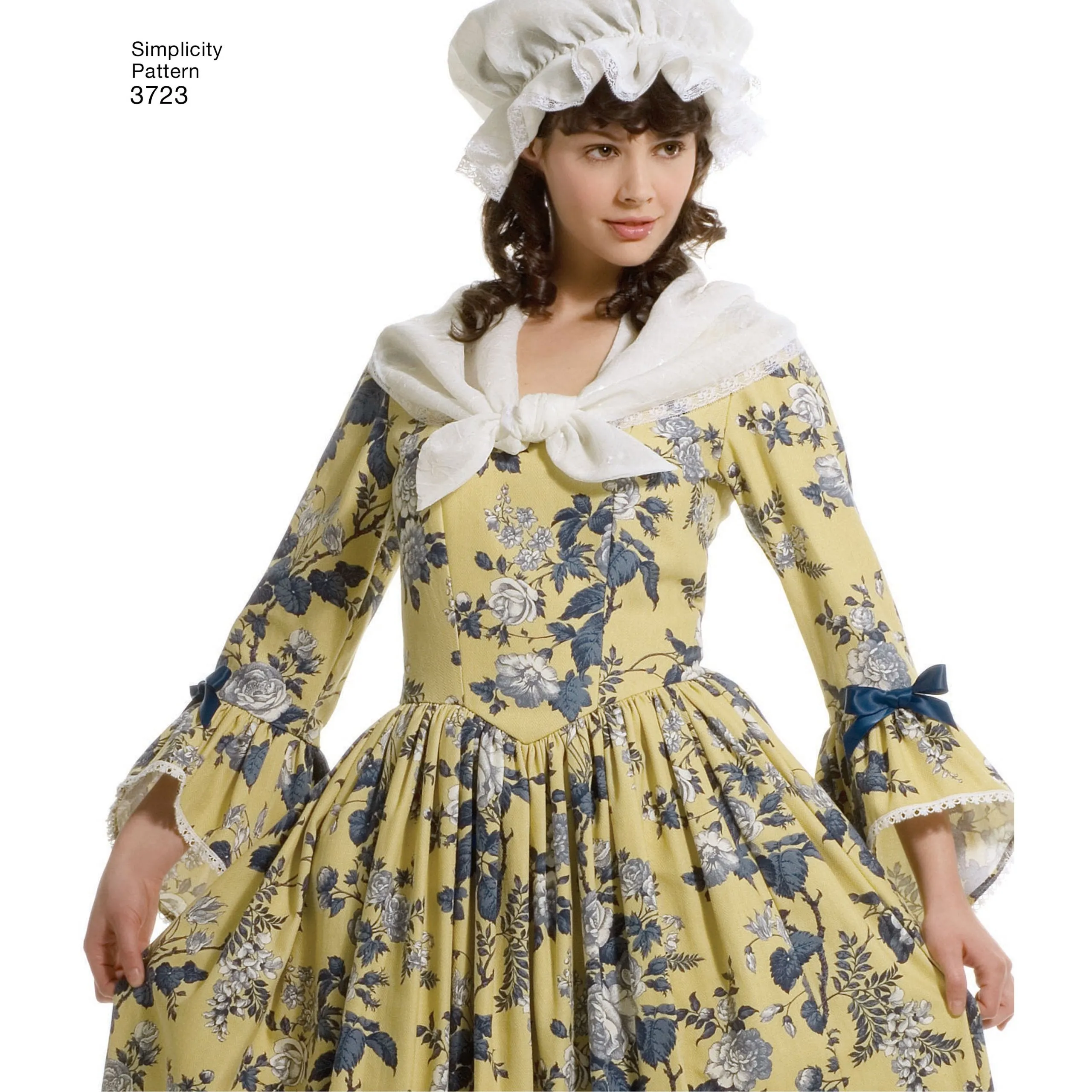 Simplicity 3723 18th/19th century long dresses pattern