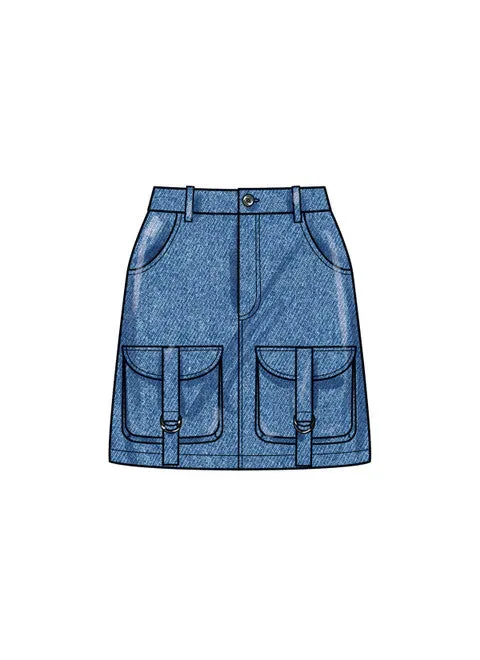 Simplicity Pattern 9924 Misses' Skirt/Pants