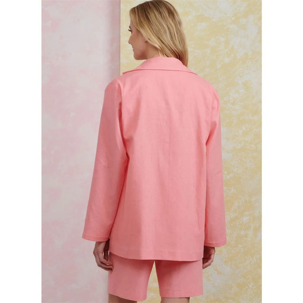 Simplicity Sewing Pattern S9930 Children's, Teens' and Adults' Blazers and Shorts