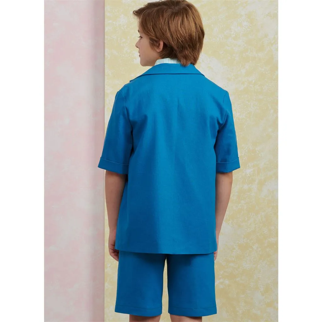 Simplicity Sewing Pattern S9930 Children's, Teens' and Adults' Blazers and Shorts
