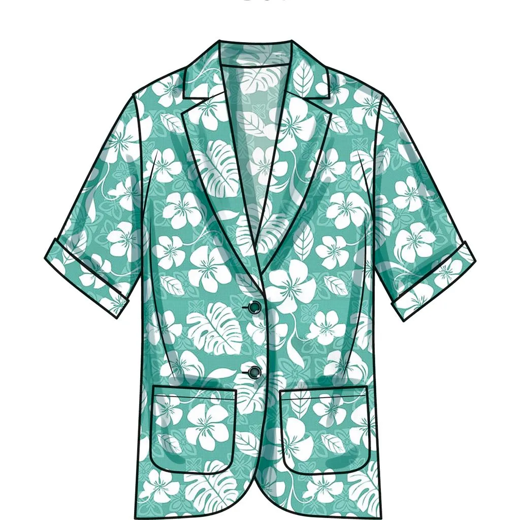 Simplicity Sewing Pattern S9930 Children's, Teens' and Adults' Blazers and Shorts
