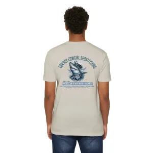Spanish Fly Shark Tournament 2024 -Unisex CVC Jersey T-shirt