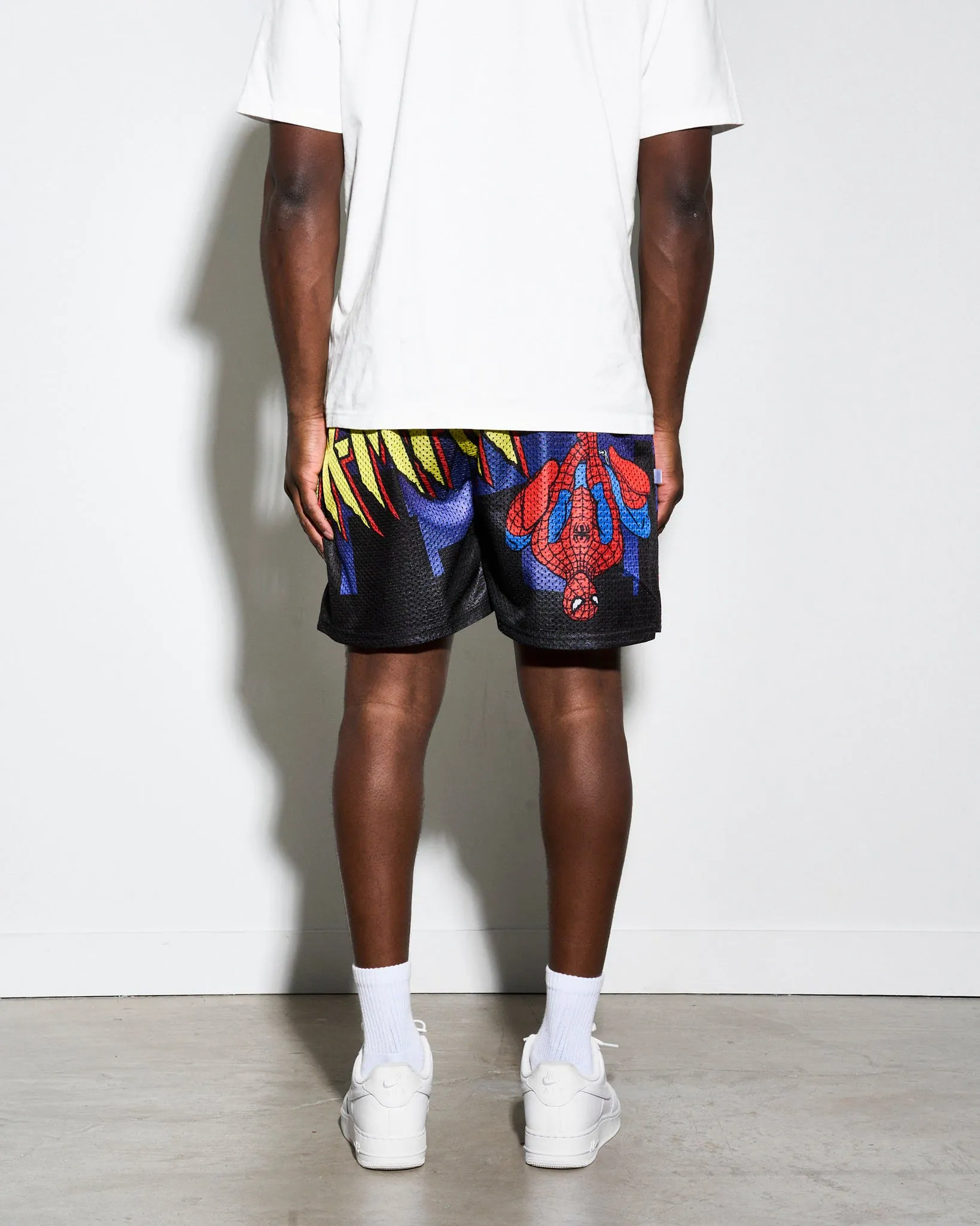Spider-Man Big Logo Retro Shorts