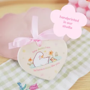 Spring Ducks & Daffodils: Mother's Day Ornament - Adorable Handmade Homeware Gift for Mum