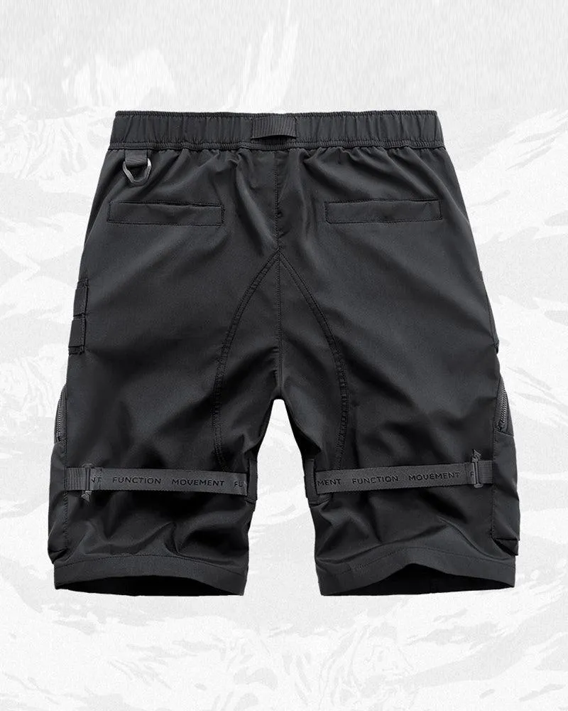 Techwear Multi-Pocket Cargo Shorts