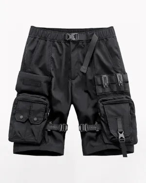 Techwear Multi-Pocket Cargo Shorts