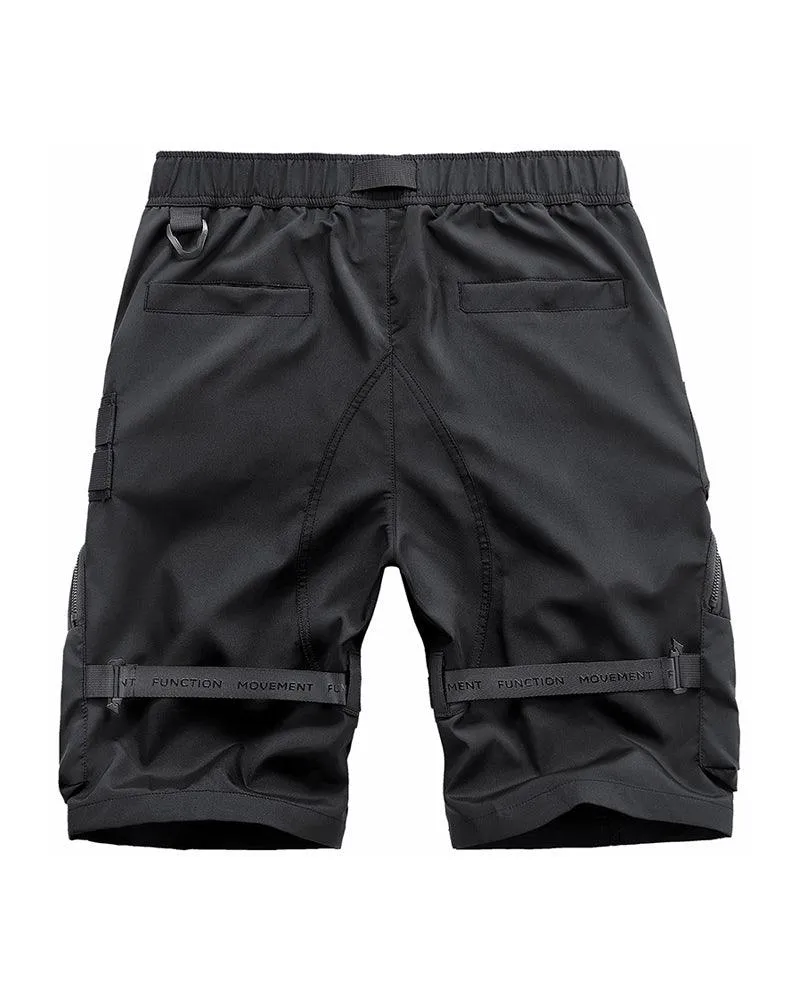 Techwear Multi-Pocket Cargo Shorts
