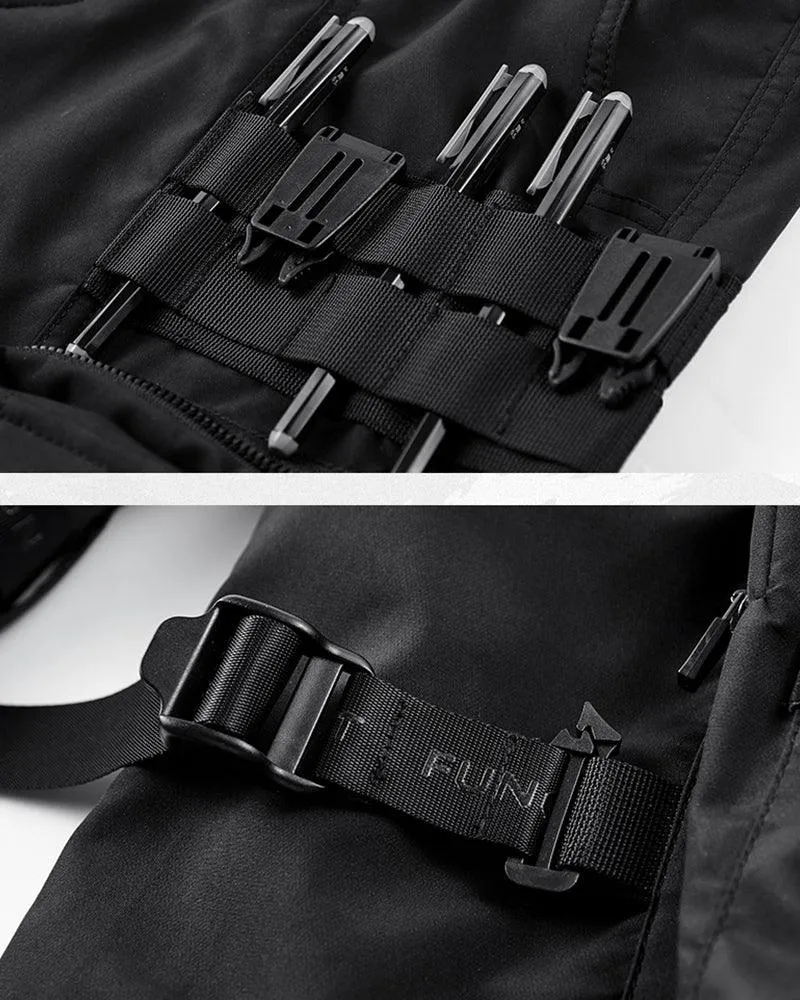 Techwear Multi-Pocket Cargo Shorts