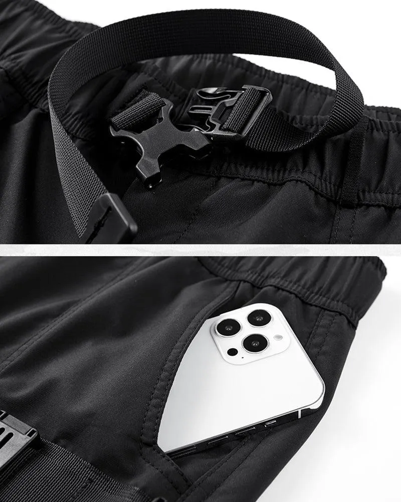 Techwear Multi-Pocket Cargo Shorts