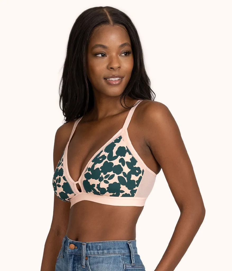 The Busty Bralette: Retro Blooms