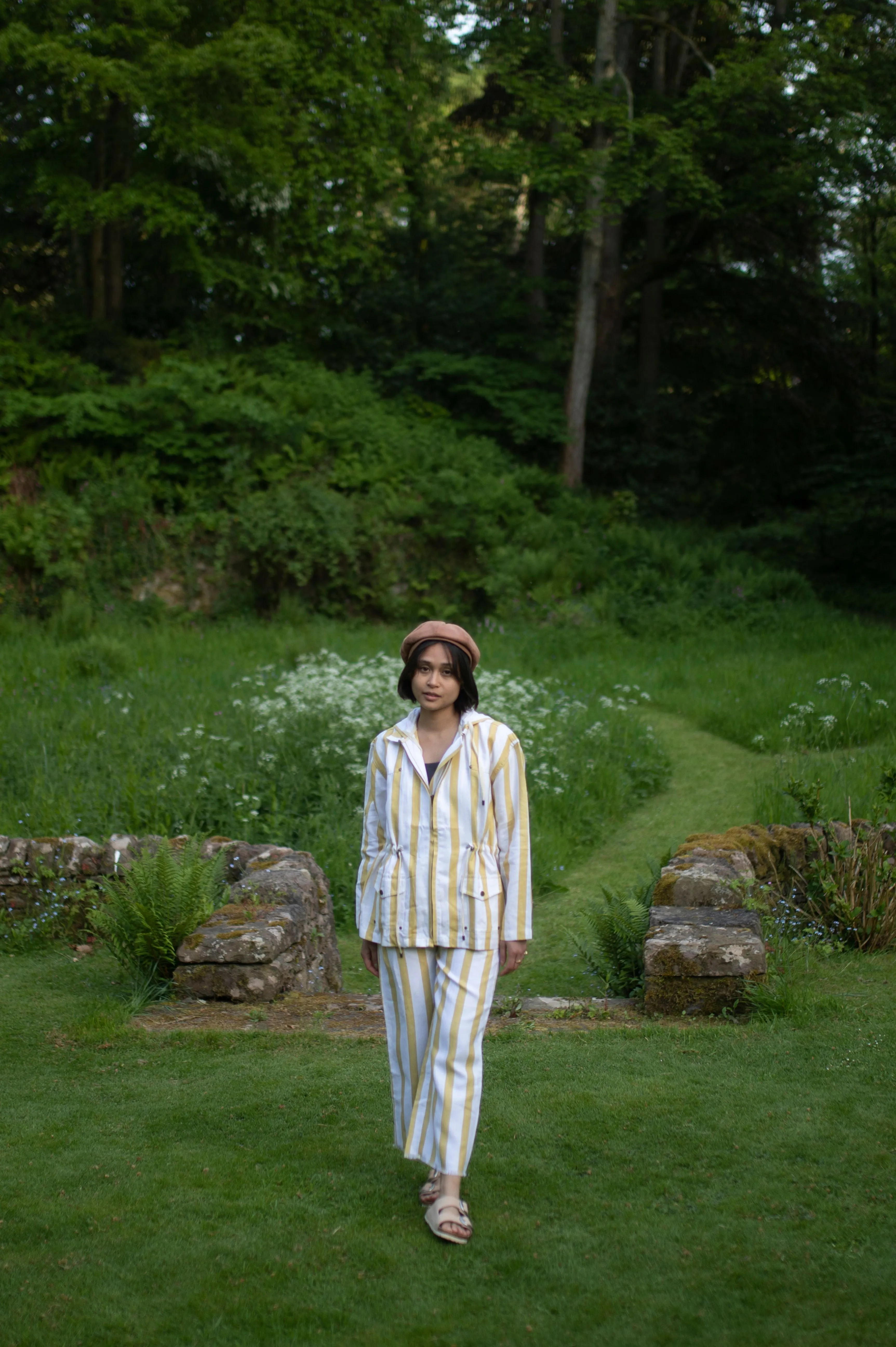 The Terra Tribe Yellow Stripes Nelson Utility Jacket