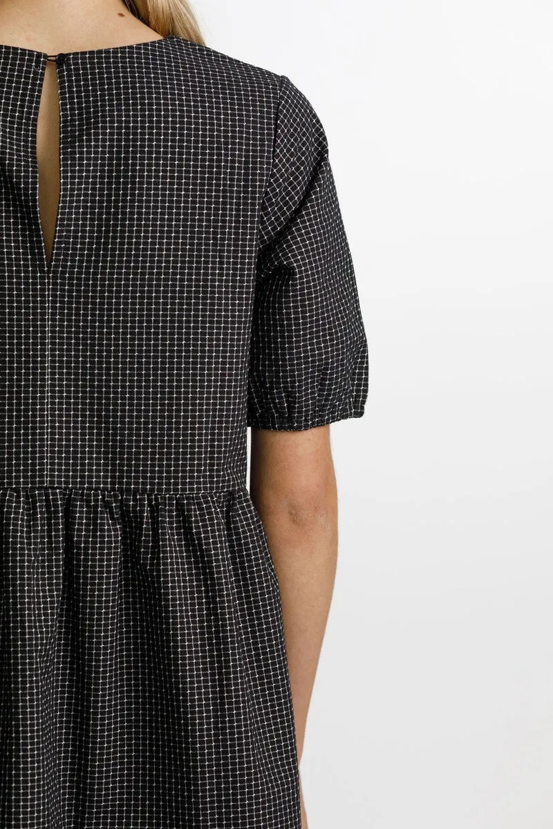 Thing Thing - Leah Dress - Black Grid