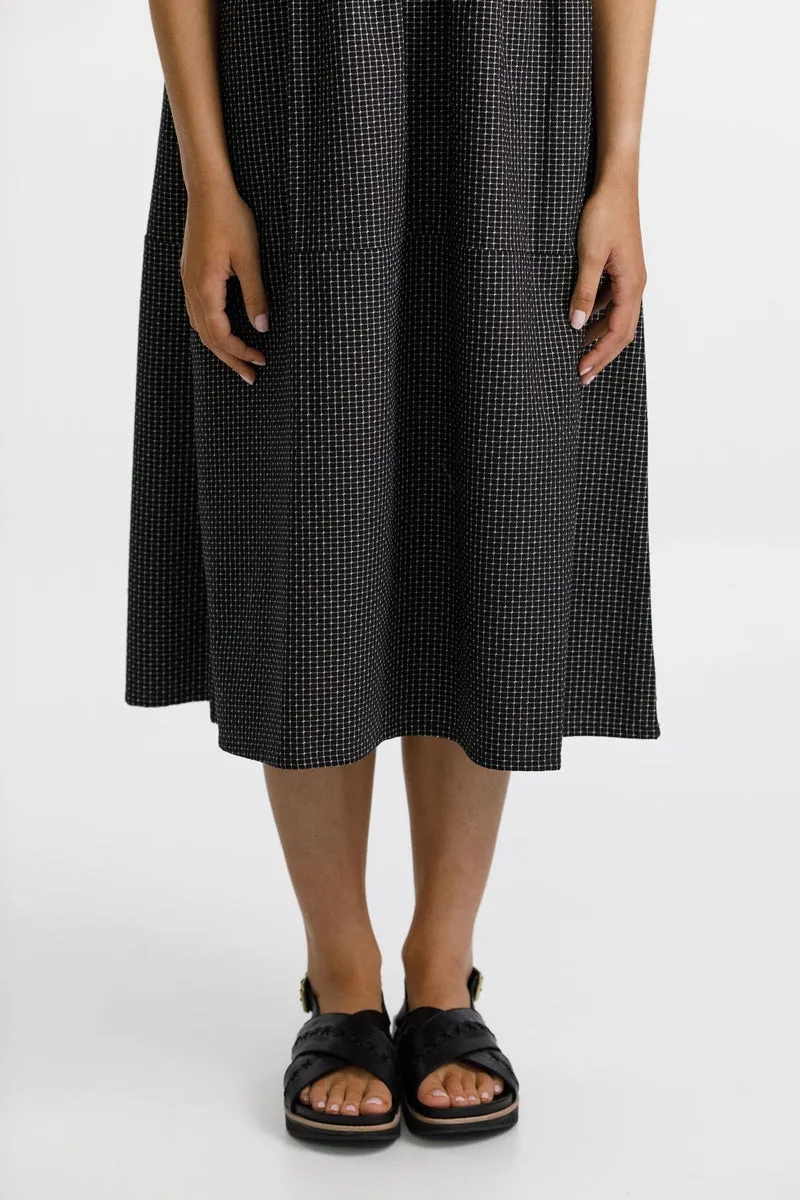 Thing Thing - Leah Dress - Black Grid
