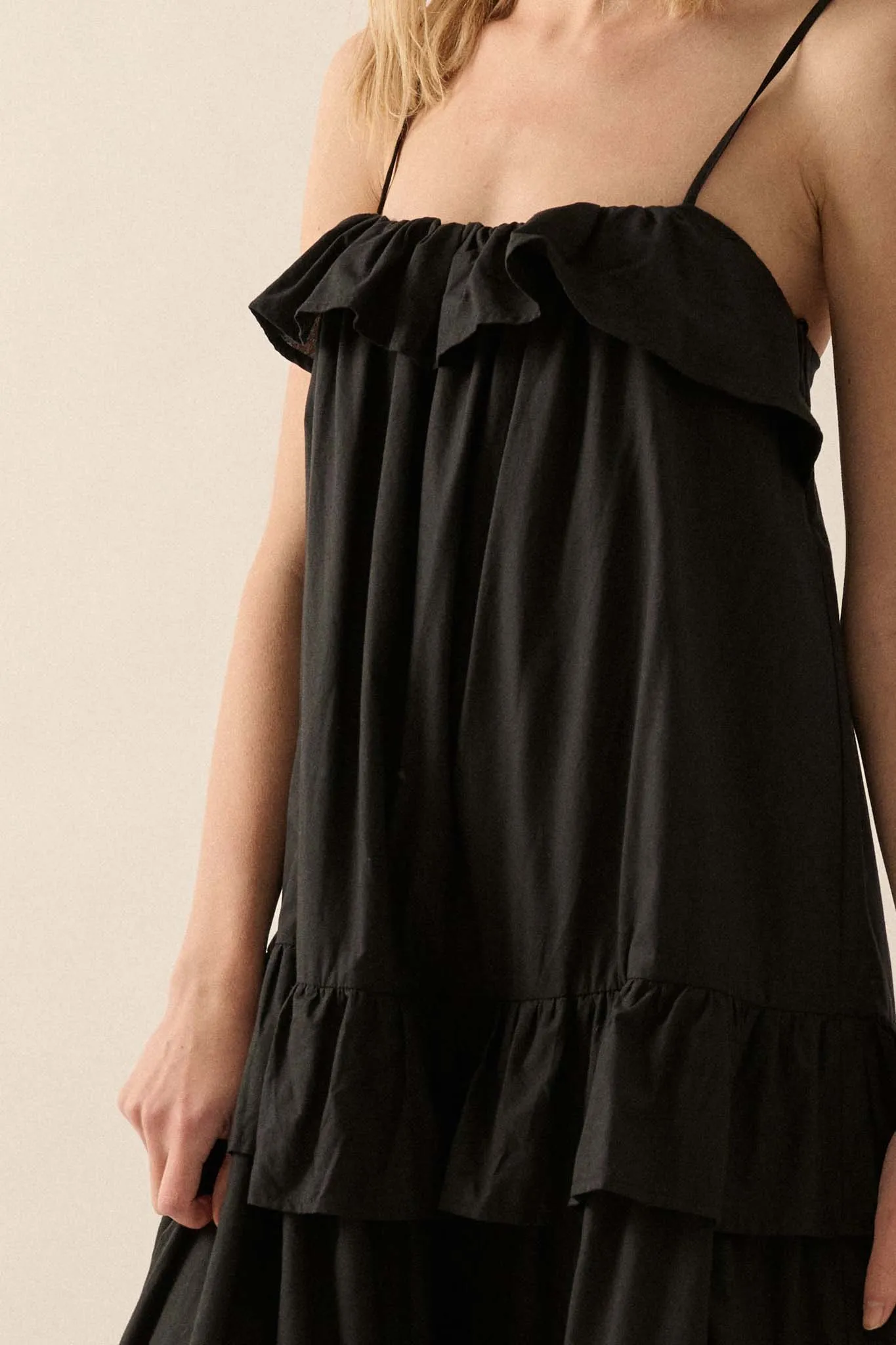 Through the Valley Tiered Ruffle Maxi Dress