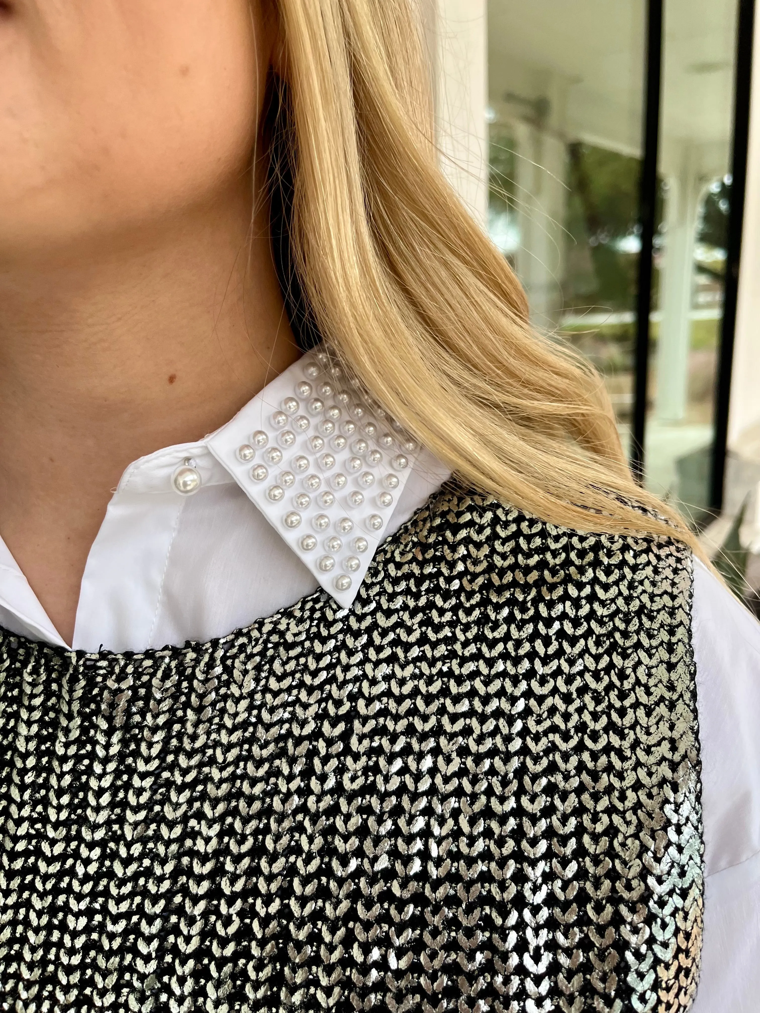 Torin Pearl Button Down Top