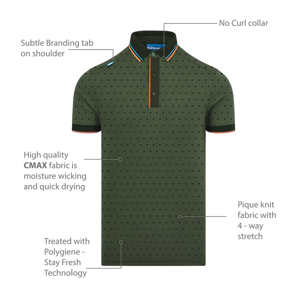 Tri Colour Navy   Polka Dot Polo Khaki Bundle