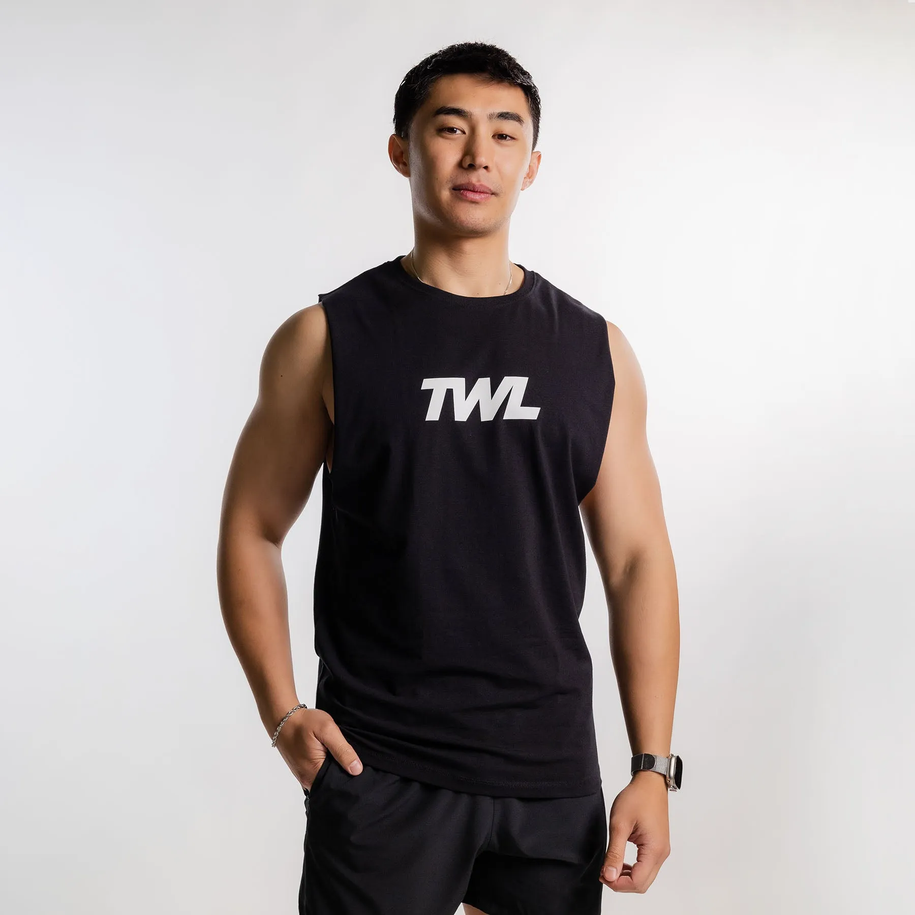 TWL - MEN'S EVERYDAY MUSCLE TANK - CORE - BLACK