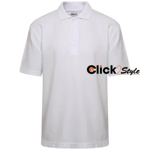Unisex Kids Polo Shirts Plain Polo T Shirt Boys Girls Polo School Uniform No. of T Shirts White