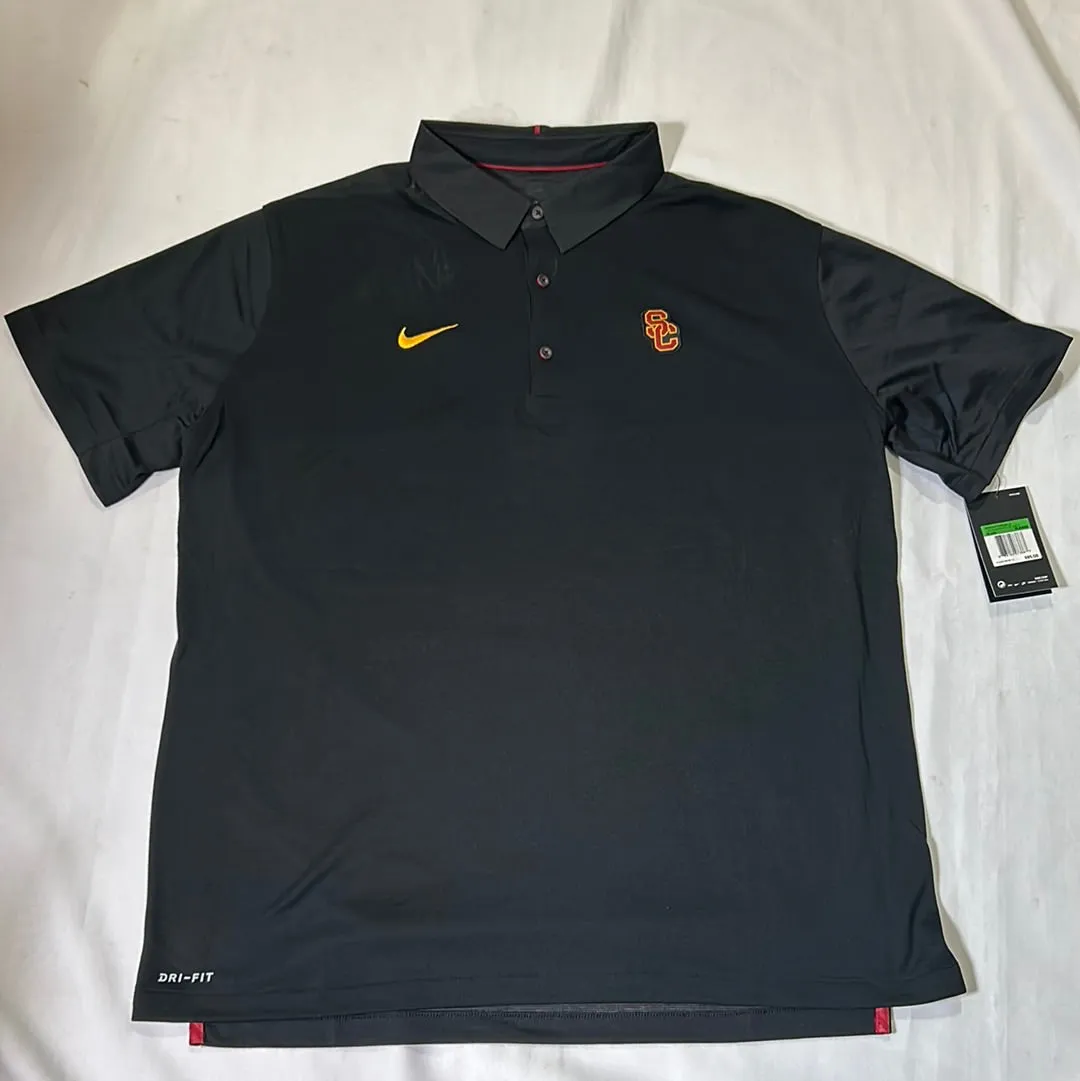 USC Trojans Nike Men Dri-Fit Black Polo T-Shirts