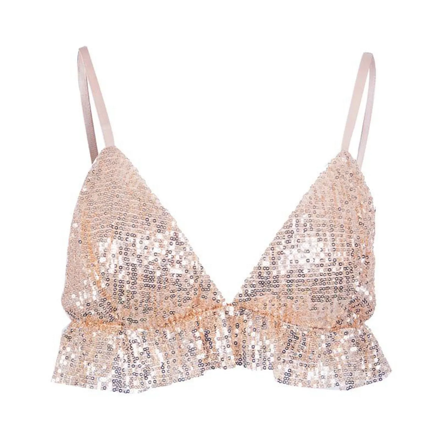 Women's Summer Sequin Bralette Top