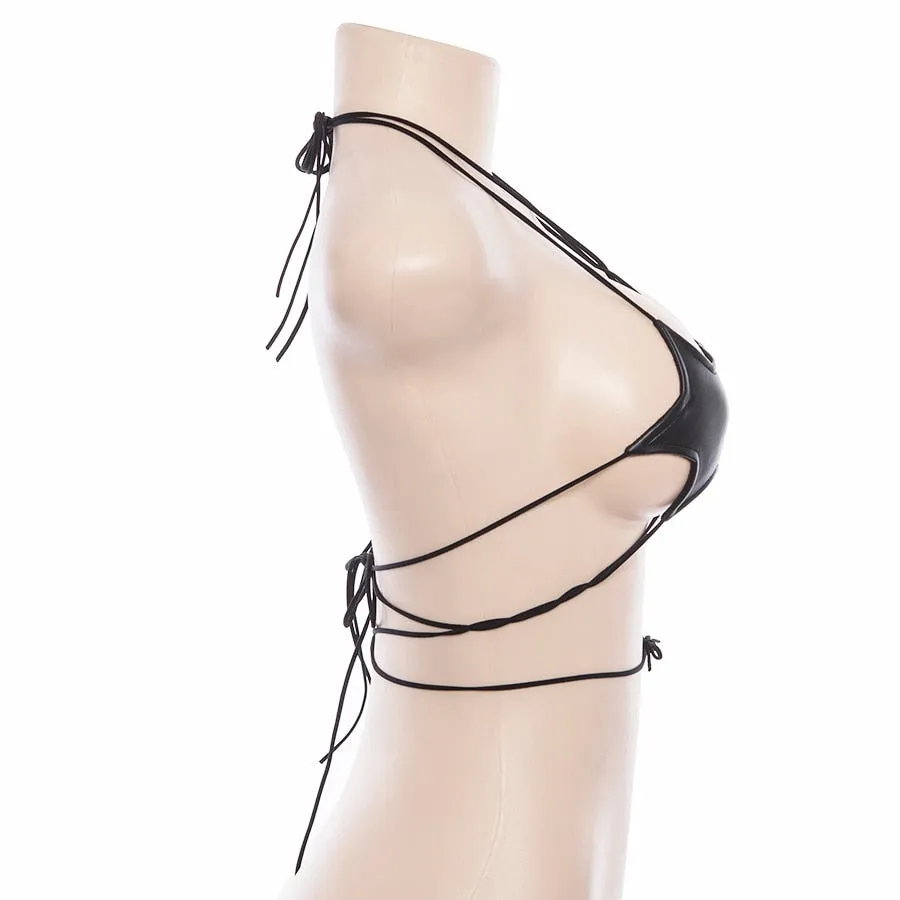 Women's Summer Sleeveless Bralette Top With Star Shape