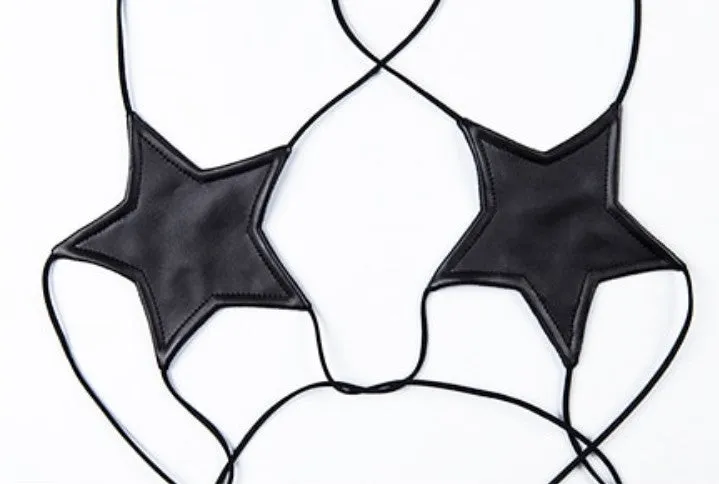 Women's Summer Sleeveless Bralette Top With Star Shape