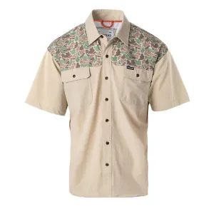 Youth Wingman Polo Button Down- Camo