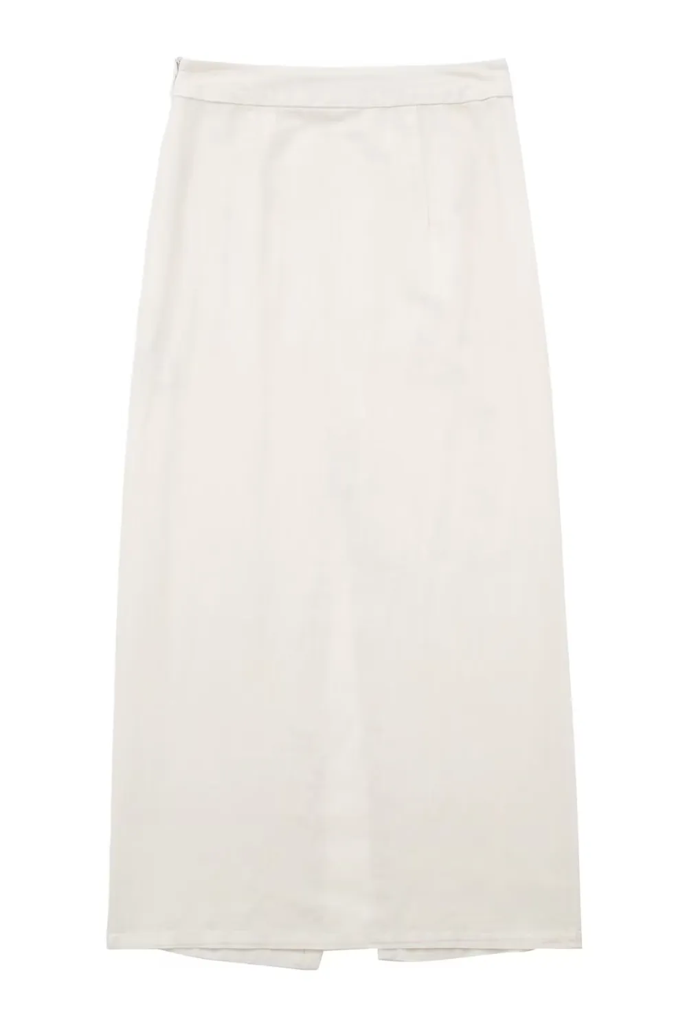 'Zoe' Linen Blend Cargo Midi Skirt
